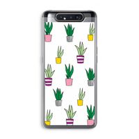 Sanseveria: Samsung Galaxy A80 Transparant Hoesje