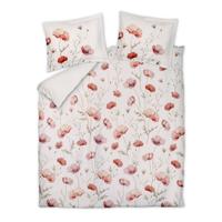 Vandyck Poppy Fields cream tan dekbedovertrek