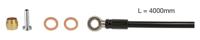 Elvedes remslang shimano bh90 extra flexibel zwart 4m