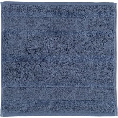 Cawö Cawö Noblesse2 Uni Gezichtsdoekje 30x30 Nachtblau