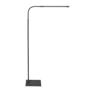 Mexlite Serpent vloerlamp zwart kunststof 183 cm hoog