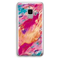 Pastel Echoes: Samsung Galaxy S9 Transparant Hoesje