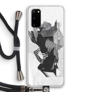 House: Samsung Galaxy S20 Transparant Hoesje met koord