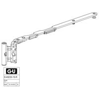 GU schaararm - Uni-jet M6 - 8 mm - FFB 501-750 mm - 6-40233-15-R-1