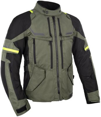 OXFORD Jacket rockland brown/bw/yellow gr. m
