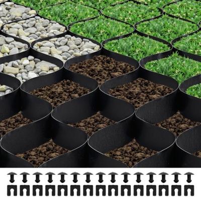 VEVOR Grindrooster, 50 mm diep, gazonrooster 8200 x 1200 mm, grindhoningraat, HDPE honingraatrooster, doorlatend geogrid voor opritstabilisatie, voor tuin, terras, looppad, camperparkeerplaats