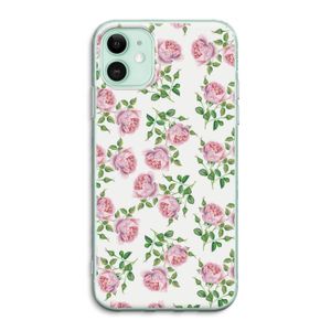 Kleine roosjes: iPhone 11 Transparant Hoesje