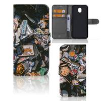 Samsung Galaxy J5 2017 | Telefoonhoesje met foto | Badges | Portemonnee hoesje