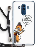 Geen Gezeik: Huawei Mate 10 Pro Transparant Hoesje met koord