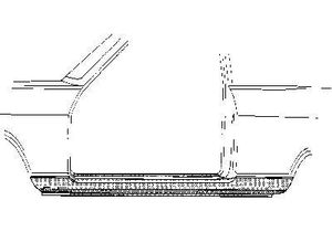 Oversizedeel Kadett B 65-73.dorpel 2d 372103