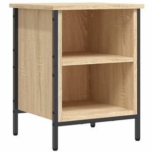 The Living Store Schoenenkast - Sonoma Eiken - 38 x 35 x 50 cm - Duurzaam hout - staal