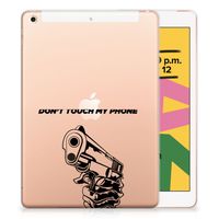 Apple iPad 10.2 | iPad 10.2 (2020) | 10.2 (2021) Print Case Gun Don't Touch My Phone