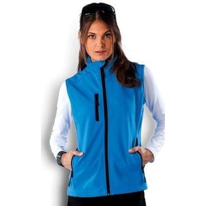 Softshell bodywarmer blauw voor dames XL (42/54)  -