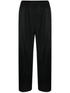 Pleats Please Issey Miyake pantalon court à plis - Noir