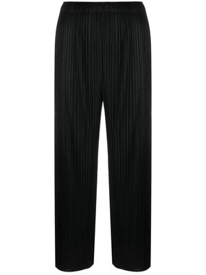 Pleats Please Issey Miyake pantalon court à plis - Noir