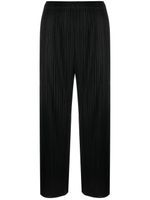 Pleats Please Issey Miyake pantalon court à plis - Noir - thumbnail