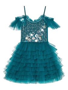 Tutu Du Monde robe en tulle Elfin à sequins - Vert