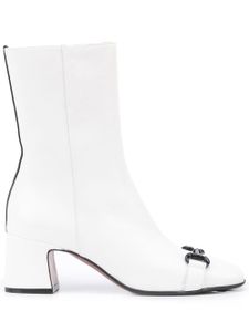 Madison.Maison bottines en cuir à mors - Blanc