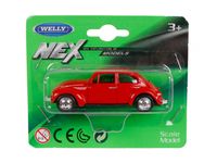 Toys Amsterdam schaalmodel VW Beetle 6,5 cm alu 1:60 rood - thumbnail