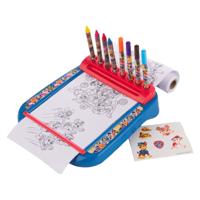 Sambro Paw patrol tekenbord met rol kleurset, 12dlg. Sambro Paw patrol tekenbord met rol kleurset, 12dlg.