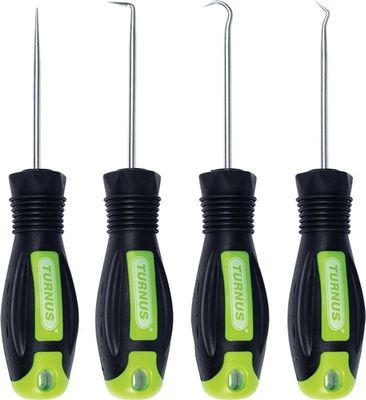 Kukko Haakgereedschapsset | 4-delig | lemmeten recht en gebogen 45 e.90 graden | 1 stuk - 177-004 177-004