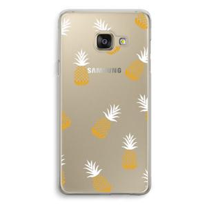 Ananasjes: Samsung Galaxy A3 (2016) Transparant Hoesje