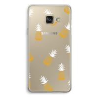 Ananasjes: Samsung Galaxy A3 (2016) Transparant Hoesje - thumbnail