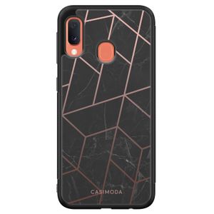 Samsung Galaxy A20e hoesje - Marble grid