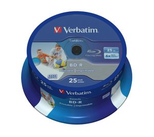 Verbatim 43811 Lees/schrijf blu-ray disc BD-R 25 GB 25 stuk(s)