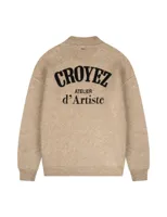 Croyez Atelier Knit Sweater Heren Beige - Maat XXL - Kleur: Beige | Soccerfanshop