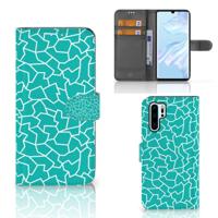 Huawei P30 Pro Hoesje Cracks Blue