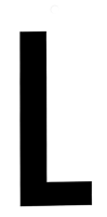 Metafranc Plakletter 100Mm Zwart L - WU0510220 Metafranc Plakletter 100Mm Zwart L - WU0510220
