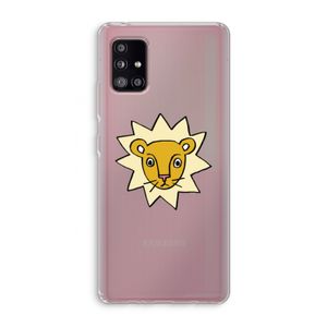 Kleine leeuw: Samsung Galaxy A51 5G Transparant Hoesje