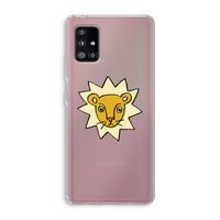 Kleine leeuw: Samsung Galaxy A51 5G Transparant Hoesje