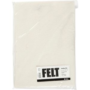 Creativ Company Hobbyvilt off-white a4, 10 vellen