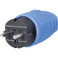 AS Schwabe 62401 Stekker met randaarde Rubber 230 V Blauw IP44