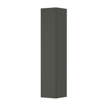 INK Badkamerkast - 35x35x169cm - 1 deur - links en rechtsdraaiend - greeploos - MDF lak Mat beton groen 1241157