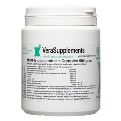 VeraSupplements MSM-Glucosamine+ Complex Poeder VeraSupplements MSM-Glucosamine+ Complex Poeder