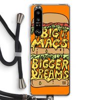 Big Macs Bigger Dreams: Sony Xperia 1 III Transparant Hoesje met koord