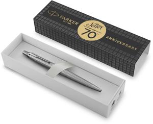 Parker Jotter balpen special edition 70th Anniversary, stainless steel CT, medium, in giftbox