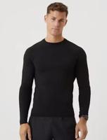 Heren sport top met lange mouwen - Merino Blend - Merino wollen thermoshirt - heren thermo ondergoed