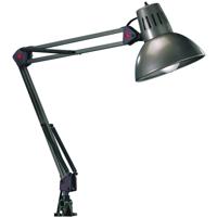 LED Klemlamp E27 - Glansgrijs Aluminium - Max 40W