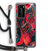 Endless Descent: Huawei P40 Pro Transparant Hoesje met koord