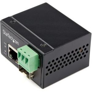 StarTech.com IMC100MSFP netwerk media converter 100 Mbit/s Multimode, Single-mode Zwart