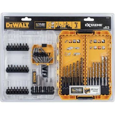 DEWALT betonboren EXTREME en HSS-G metaalboren EXTREME 2 boor- en bitset