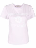 Golden Goose t-shirt à logo imprimé - Violet