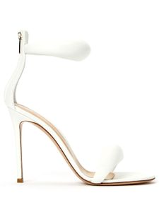 Gianvito Rossi sandales Bijoux 105 mm à design matelassé - Blanc