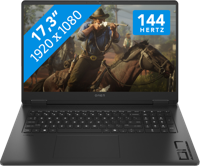 OMEN by HP 17-db0970nd AMD Ryzen™ 7 8845HS Laptop 43,9 cm (17.3") Full HD 16 GB DDR5-SDRAM 512 GB SSD NVIDIA GeForce RTX 4070 Wi-Fi 6 (802.11ax) Windows 11 Home Zwart - thumbnail