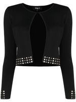 Paule Ka cardigan crop à ornements cloutés - Noir