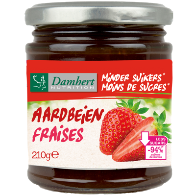 Damhert Low Carb Confituur Aardbei